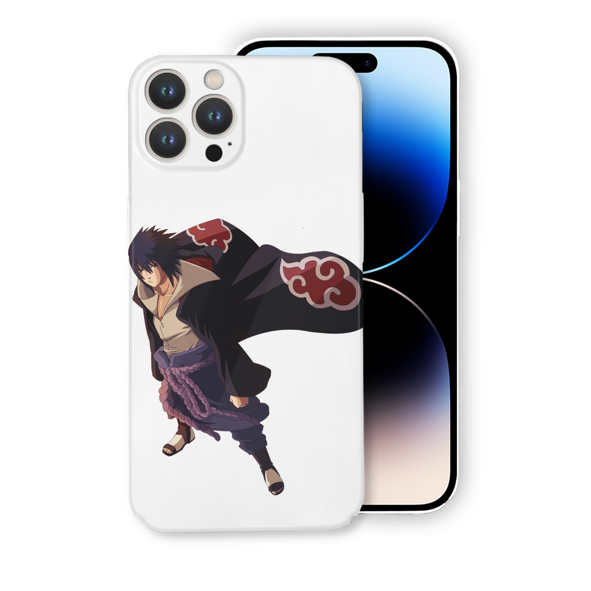 （画像用） NARUTO -ナルト- うちは サスケ Uchiha Sasuke 【iPhone 14シリーズ対応】ハードケース